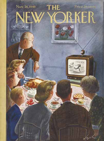 Constantin Alajalov The New Yorker 1949_11_26 Copyright | The New Yorker Graphic Art Covers 1946-1970