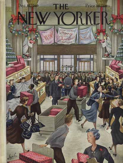 Constantin Alajalov The New Yorker 1949_12_10 Copyright | The New Yorker Graphic Art Covers 1946-1970