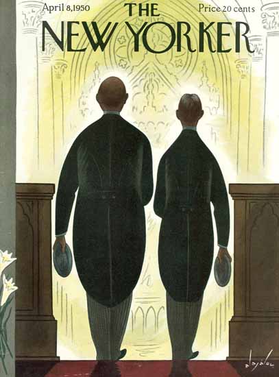 Constantin Alajalov The New Yorker 1950_04_08 Copyright | The New Yorker Graphic Art Covers 1946-1970