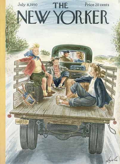 Constantin Alajalov The New Yorker 1950_07_08 Copyright | The New Yorker Graphic Art Covers 1946-1970