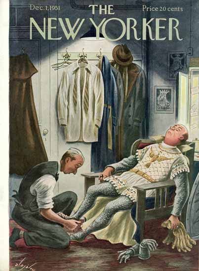 Constantin Alajalov The New Yorker 1951_12_01 Copyright | The New Yorker Graphic Art Covers 1946-1970