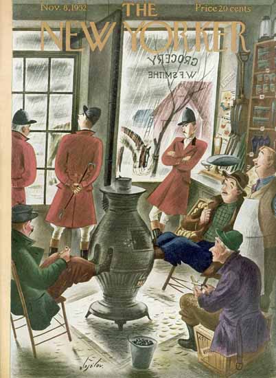 Constantin Alajalov The New Yorker 1952_11_08 Copyright | The New Yorker Graphic Art Covers 1946-1970