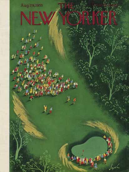 Constantin Alajalov The New Yorker 1953_08_29 Copyright | The New Yorker Graphic Art Covers 1946-1970