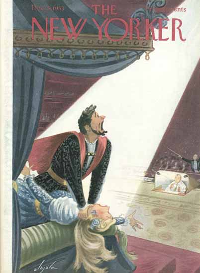 Constantin Alajalov The New Yorker 1953_12_05 Copyright | The New Yorker Graphic Art Covers 1946-1970