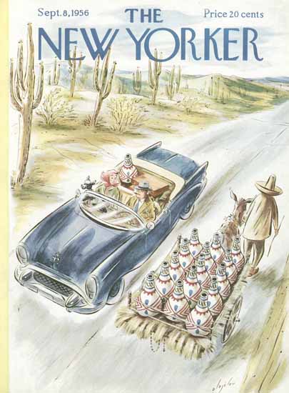 Constantin Alajalov The New Yorker 1956_09_08 Copyright | The New Yorker Graphic Art Covers 1946-1970