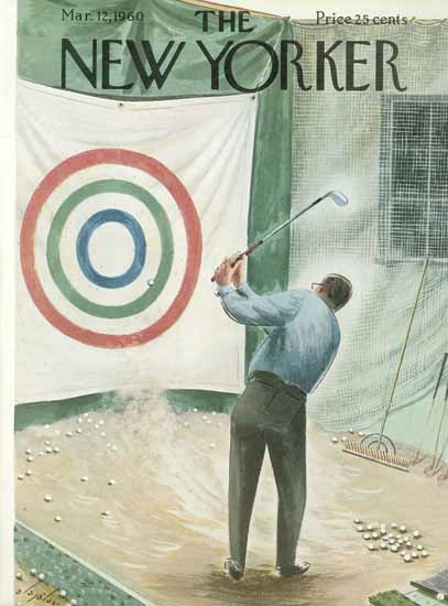 Constantin Alajalov The New Yorker 1960_03_12 Copyright | The New Yorker Graphic Art Covers 1946-1970