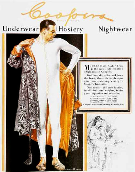 Coopers Nightwear 1920s | Sex Appeal Vintage Ads and Covers 1891-1970