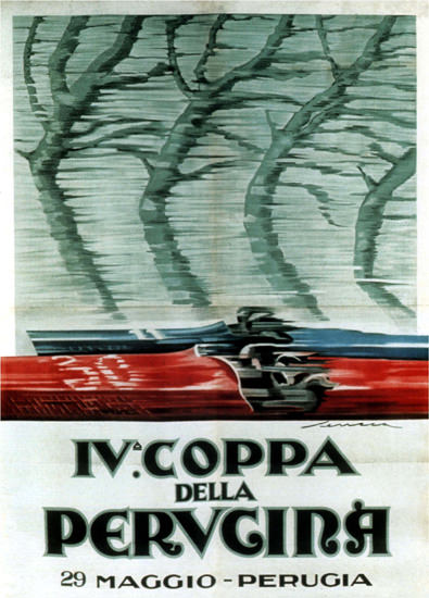 Coppa Della Perugina Perugia Italy Italia | Vintage Ad and Cover Art 1891-1970