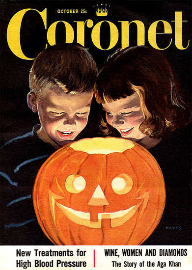 Coronet Cover Halloween | Vintage Ad and Cover Art 1891-1970