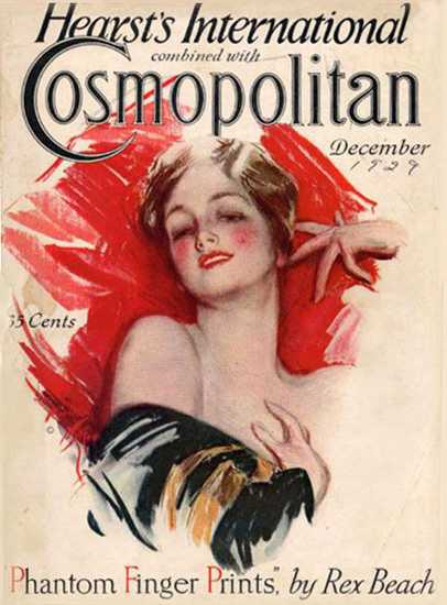 Cosmopolitan Magazine Copyright 1929 Finger Prints | Sex Appeal Vintage Ads and Covers 1891-1970