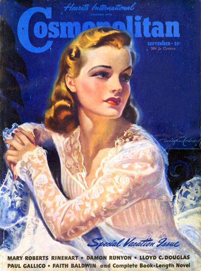 Cosmopolitan Magazine Copyright 1940 Mary Roberts | Sex Appeal Vintage Ads and Covers 1891-1970