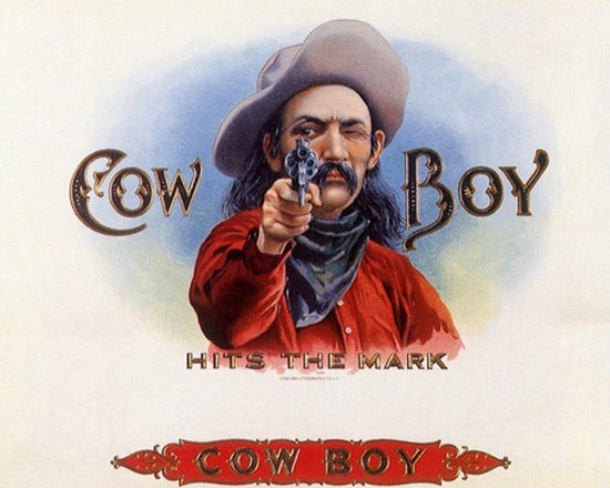 Cow Boy Hits The Mark | Vintage Ad and Cover Art 1891-1970