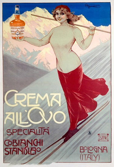 Crema All Ovo Cobianchi Stanislao Bologna Italy | Sex Appeal Vintage Ads and Covers 1891-1970