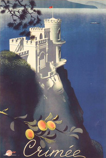 Crimee Castle | Vintage Travel Posters 1891-1970