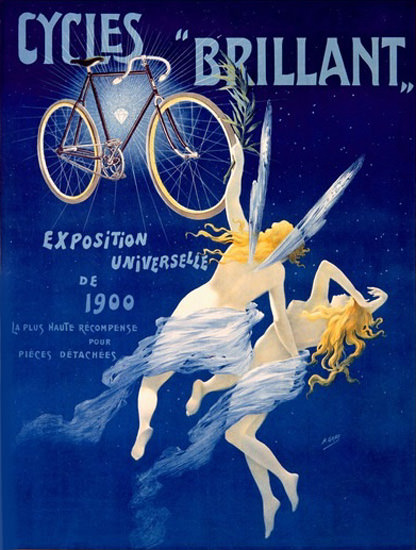 Cycles Brillant Angeles Exposition Paris 1900 | Sex Appeal Vintage Ads and Covers 1891-1970