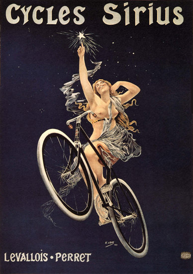 Cycles Sirius Nude Rue Duret Paris Henri Gray | Sex Appeal Vintage Ads and Covers 1891-1970