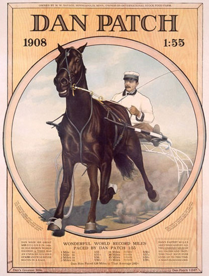 Dan Patch1908 Horse With World Rrecords | Vintage Ad and Cover Art 1891-1970