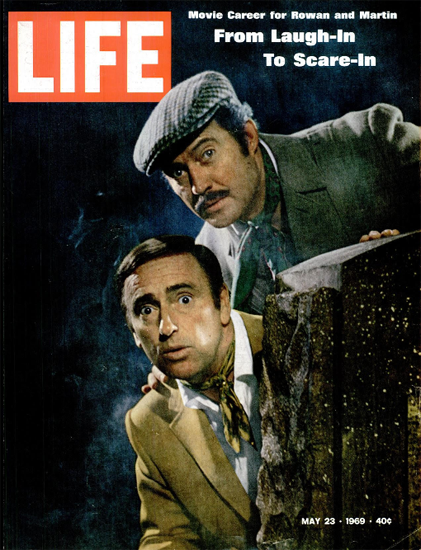 Dan Rowan Dick Martin Laugh-In 23 May 1969 Copyright Life Magazine | Life Magazine Color Photo Covers 1937-1970