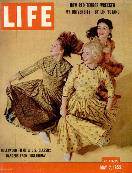 Dancers from the Film Oklahoma 2 May 1955 Copyright Life Magazine | Life Magazine Color Photo Covers 1937-1970