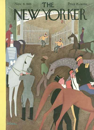 Daniel Alain Brustlein The New Yorker 1935_11_09 Copyright | The New Yorker Graphic Art Covers 1925-1945