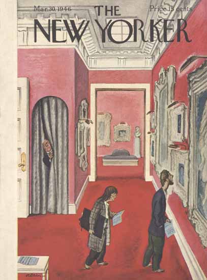 Daniel Alain Brustlein The New Yorker 1946_03_30 Copyright | The New Yorker Graphic Art Covers 1946-1970