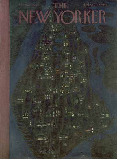 Daniel Alain Brustlein The New Yorker 1950_12_23 Copyright | The New Yorker Graphic Art Covers 1946-1970