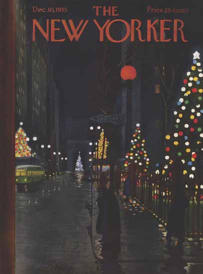 Daniel Alain Brustlein The New Yorker 1955_12_10 Copyright | The New Yorker Graphic Art Covers 1946-1970