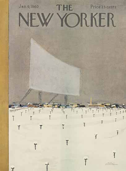 Daniel Alain Brustlein The New Yorker 1960_01_09 Copyright | The New Yorker Graphic Art Covers 1946-1970