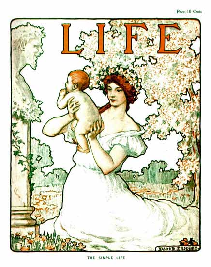 David Ericson Life Humor Magazine 1905-05-04 Copyright | Life Magazine Graphic Art Covers 1891-1936