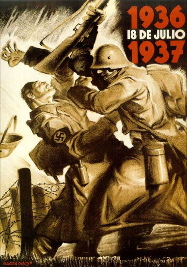 De Julio 18 1937 | Vintage War Propaganda Posters 1891-1970