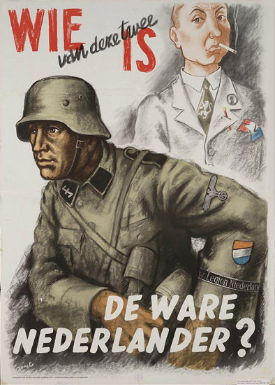 De Ware Nederlander | Vintage War Propaganda Posters 1891-1970