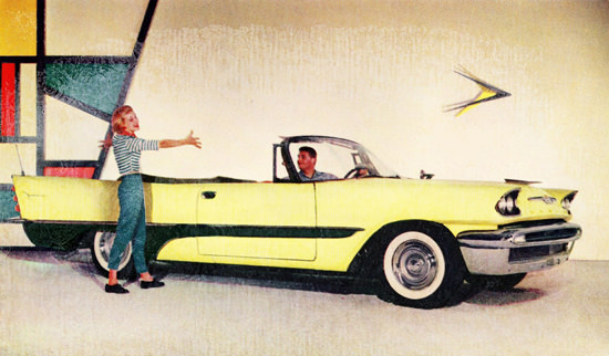 DeSoto Fireflite Convertible 1957 Yellow | Vintage Cars 1891-1970