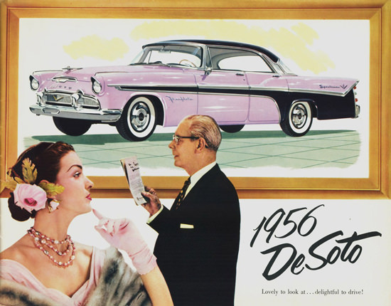 DeSoto Fireflite Sportsman 1956 | Sex Appeal Vintage Ads and Covers 1891-1970