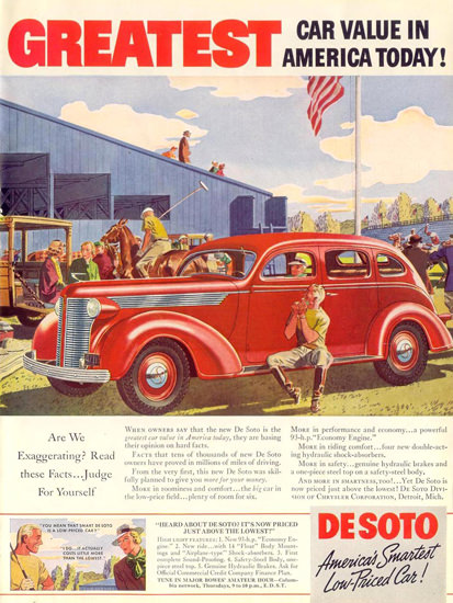 DeSoto Major Bowes Amateur Hour 1937 | Vintage Cars 1891-1970