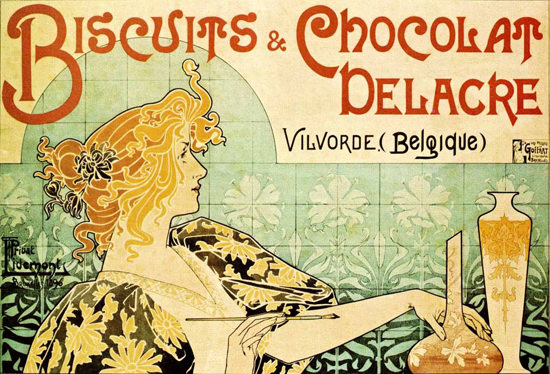 Delacre Biscuits Chocolat Vilvorde Belgique | Sex Appeal Vintage Ads and Covers 1891-1970