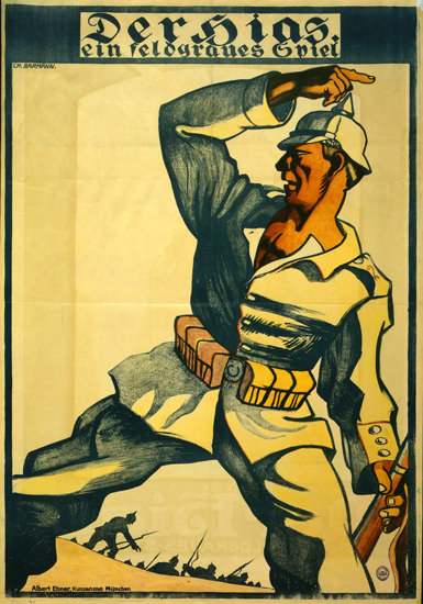 Der Sieg Ein Feldgraues Spiel | Vintage War Propaganda Posters 1891-1970