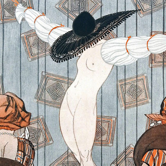 Detail Of Armand Vallee La Vie Parisienne 1919 Grand Couturier page | Best of 1891-1919 Ad and Cover Art