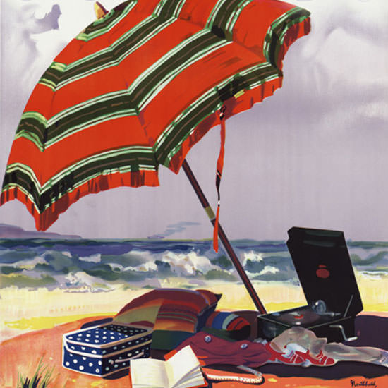 Detail Of Australia Seaside Travel By Train Kodak 1930s | Best of Vintage Ad Art 1891-1970