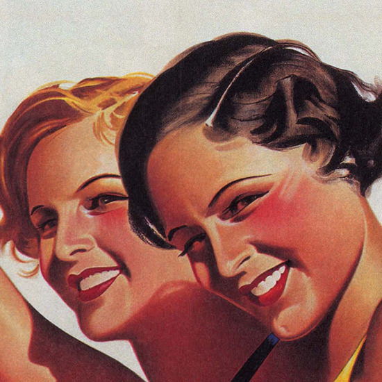 Detail Of Bengers Ribana Badeanzuege Austria Swim Suits B | Best of Vintage Ad Art 1891-1970