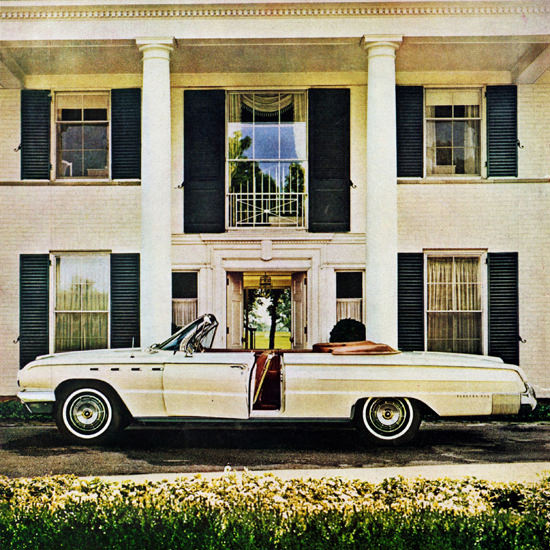 Detail Of Buick Electra 225 Convertible 1962 Possessions | Best of Vintage Ad Art 1891-1970