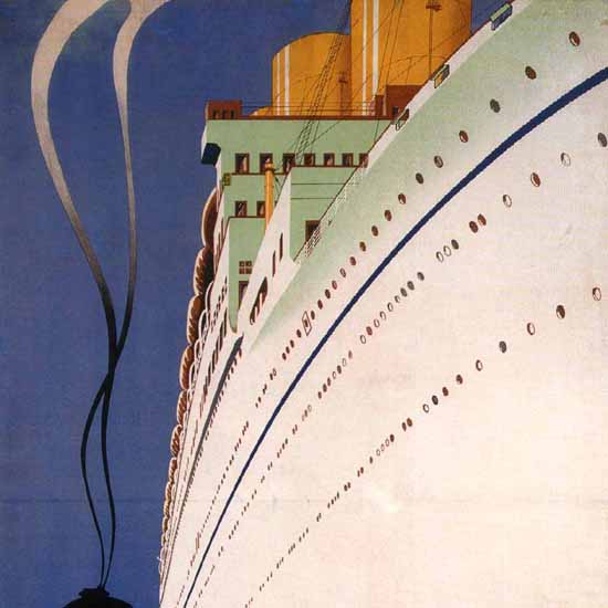 Detail Of Canadian Pacific Canada And USA 1931 B | Best of Vintage Ad Art 1891-1970