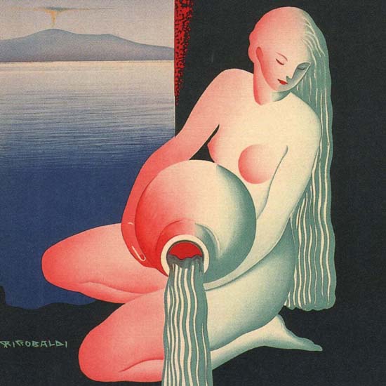 Detail Of Castellammare Di Stabia La Regina Delle Acque | Best of Vintage Ad Art 1891-1970