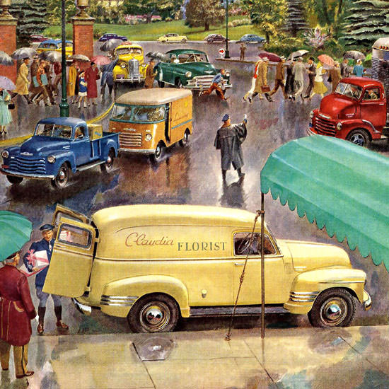 Detail Of Chevrolet Trucks Advance-Design Popularity | Best of Vintage Ad Art 1891-1970