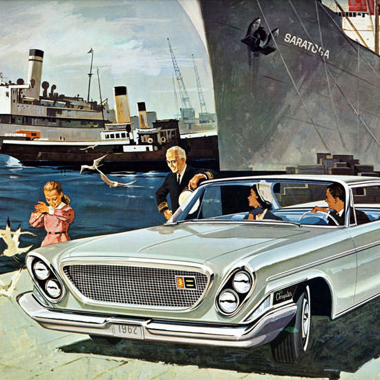 Detail Of Chrysler Saratoga 2 Door Hardtop Canada 1962 | Best of 1960s Ad and Cover Art