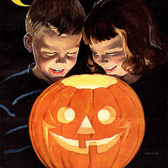 Detail Of Coronet Cover Halloween | Best of Vintage Ad Art 1891-1970