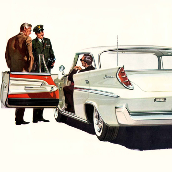 Detail Of DeSoto 1960 Adventurer Rocket | Best of Vintage Ad Art 1891-1970