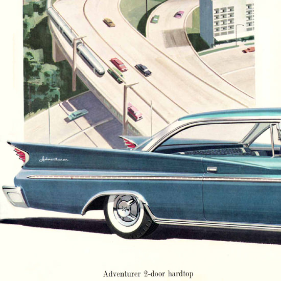 Detail Of DeSoto 1960 Adventurer | Best of 1960s Ad and Cover Art