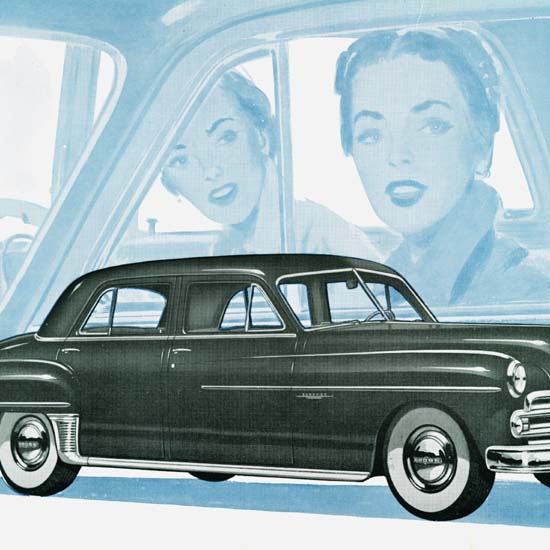 Detail Of Dodge Coronet 4 Door Sedan 1950 | Best of 1950s Ad and Cover Art