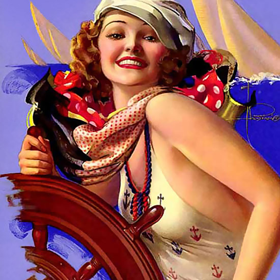 Detail Of Drink NEHI PinUp Girl | Best of Vintage Ad Art 1891-1970