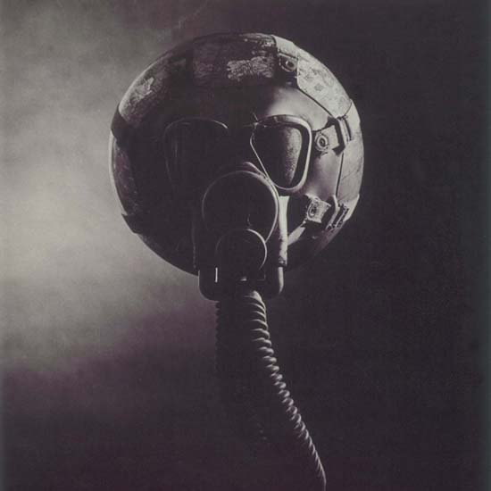 Detail Of Earth Day 1970 April 22 Globe Gas Mask USA | Best of Vintage Ad Art 1891-1970